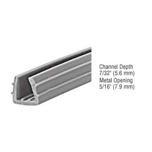 CRL Gray Sliding Track Assembly Vinyl 100' Roll for seamless door and window installation.
