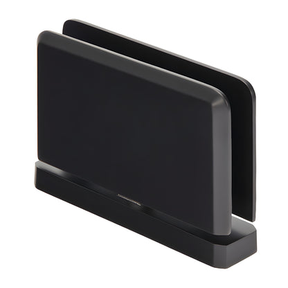 PPH01MBL matte black brass Prima series pivot hinge for 8-10mm glass, top/bottom mount, self-centering.
