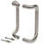 CRL 10" Brushed Stainless Offset Glass Door Pulls Back-to-Back