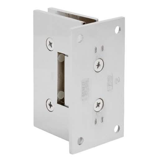 CRL Polished Chrome Victoria Wall Mount Hinge with 5° Full Back Plate for Shower Doors