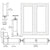 CRL-U.S. Aluminum Series 850 White KYNAR® Offset Entrance Door Pair
