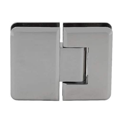 CRL Polished Nickel Pinnacle 180 Glass-to-Glass Hinge for sleek, modern shower design.