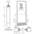 CRL-U.S. Aluminum Clear Anodized 250 Series Narrow Stile (LHR) HLSO Single 3'0 x 7'0 Offset Hung with Pivots for Surface Mount Closer Complete ADA Door, Lock Indicator, Cylinder Guard - for 1" Glazing