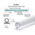 CRL Translucent Vinyl Bulb Seal 3/8 in Gap Door & Window Weatherstrip