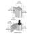 CRL Aluminum 3/4" Left-Hand Offset Intermediate Door Pivot Set