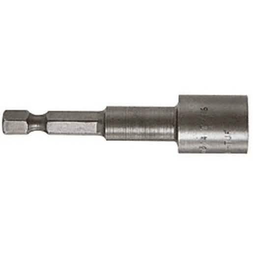 CRL Magnetic Head Screwgun Nut Setter Socket, 7/16" x 2-9/16", durable tool attachment
