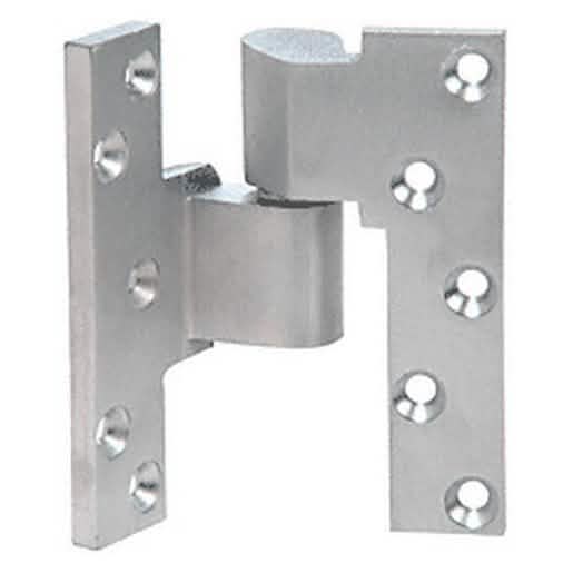 CRL Satin Chrome 3/4" Offset Intermediate Left Hand Pivot for smooth door operation.