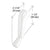 CRL White Replacement Crank Handle for Andersen Windows