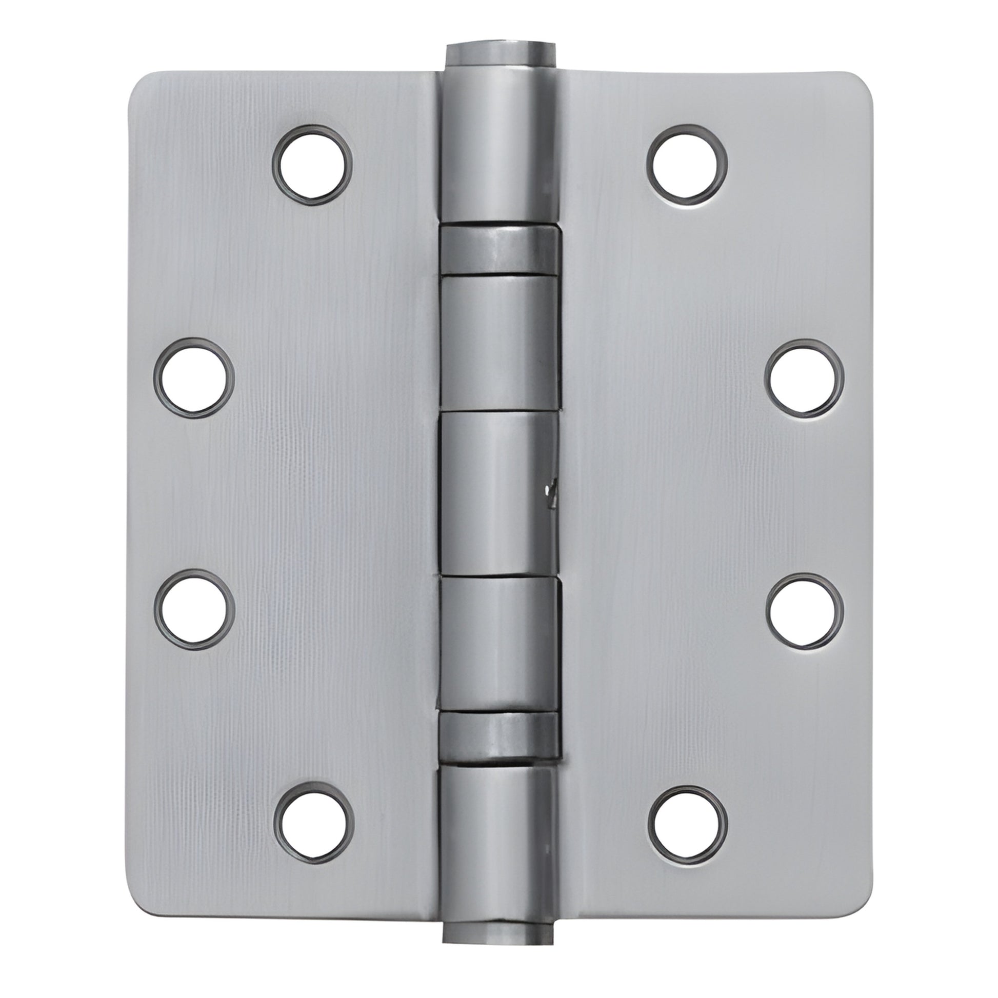 Stainless steel 4-1/2 x 4 storefront ball-bearing hinge, clear anodized finish, non-removable pin - SKU DH70911.