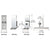 CRL Chrome Long-Leg Set-Screw Frameless Shower Glass Clamp 1/4-5/16in