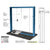 CRL Powder-Coated Level 3 Bulletproof Manual Sliding Service Window