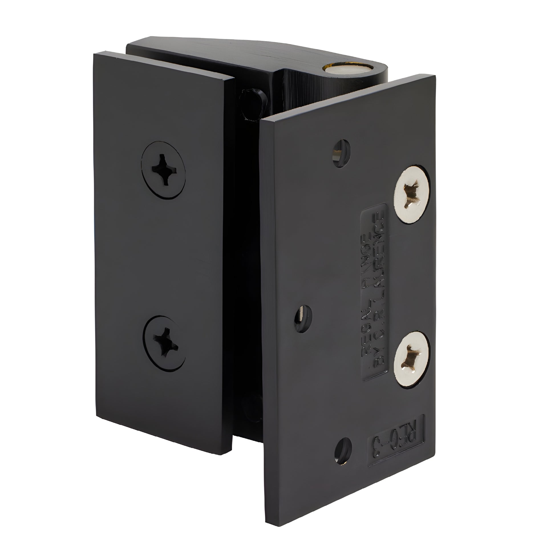 REG0370RB oil-rubbed bronze adjustable solid brass shower door hinge, wall-mount, self-centering