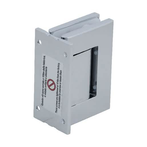 CRL Bright Chrome Vernon Oil Dynamic Wall Mount Hinge with Full Back Plate