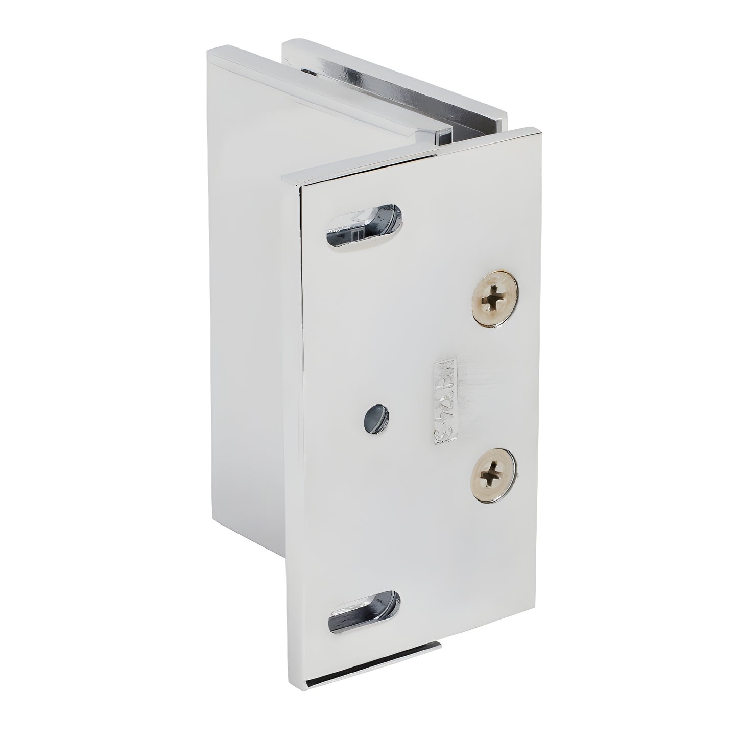 Polished chrome adjustable shower door hinge MEL324CH, solid brass for 8-12mm tempered glass