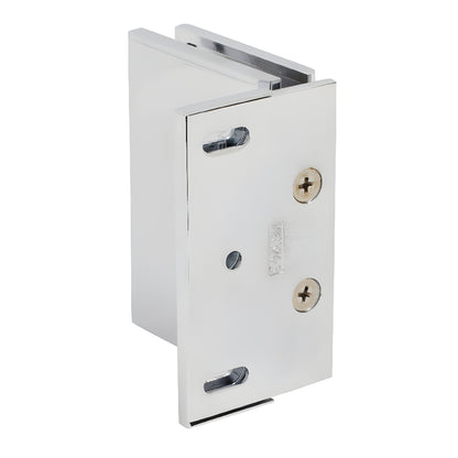 Polished chrome adjustable shower door hinge MEL324CH, solid brass for 8-12mm tempered glass