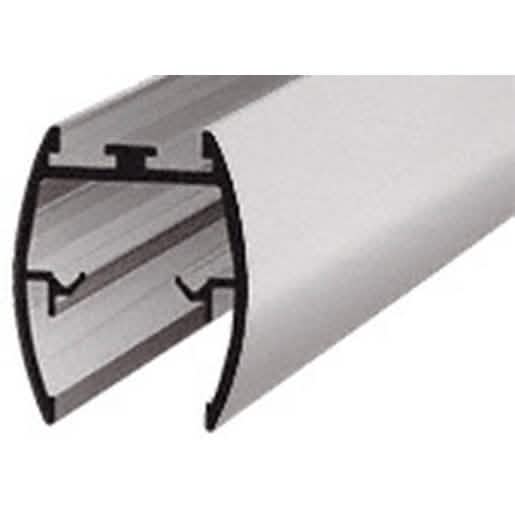 CRL Brushed Nickel 72" Header for CK/DK Cottage Series Sliders - Sleek & Modern Design