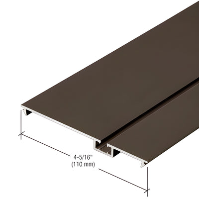CRL-U.S. Aluminum Flush Jamb Insert, Bronze Black Anodized 24' 2"