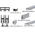 CRL Satin Anodized D603/D602 Replacement Door Track w Nylon Wheels