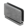 Brushed nickel brass shower door hinge (PPH0152BN), 5 preset pivot, for 8-10mm tempered glass.