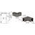 CRL Gunmetal 90° Sleeve-Over Glass Clamp for Railing