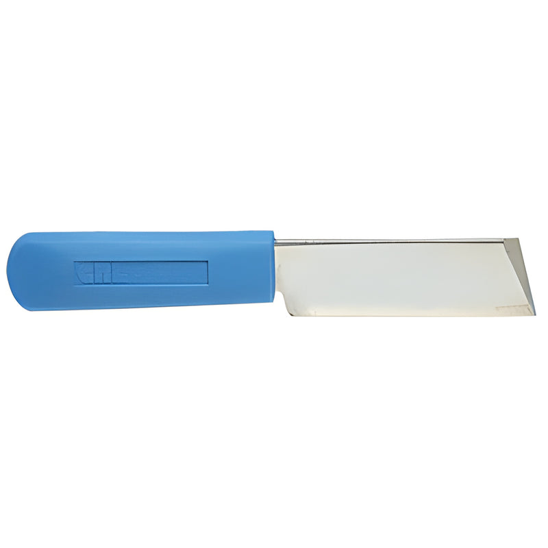 CRL HK1 hacking knife, blue plastic handle with 4 in (102 mm) precision putty blade; 8.5 in overall.