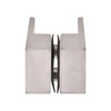 SDK180BCH Brushed chrome back-to-back square paddle knob for frameless shower doors