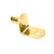 CRL Brass-Plated Steel Shelf Support Bracket for Glass Shelves