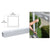 CRL 100 Series 42 in Clear Anodized Aluminum Picket