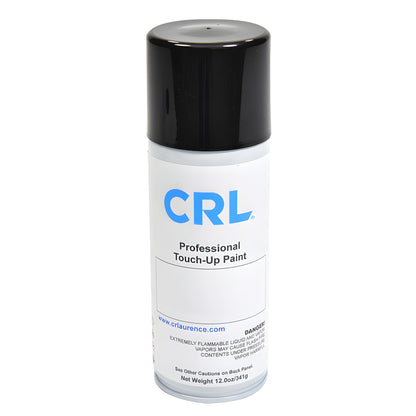 CRL D401 professional touch-up paint aerosol can with Vulcan Black cap, 12 oz, for architectural metal and painted finishes