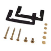 CRL Satin Brass Trento Offset Back Plate Hinge
