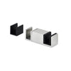 CRL Polished Stainless Steel Complete 180º Crescent Series Sliding System