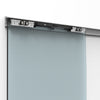 CRL 695 Series Satin Anodized Wall/Ceiling Mount Sliding Door Kit with Softbrake Braking System