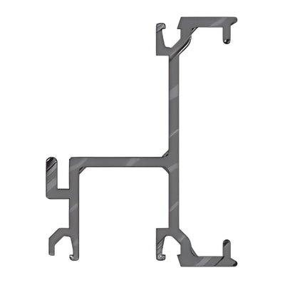 CRL-U.S. Aluminum Int. Mullion 2" x 1-3/4" White KYNAR® 24'-2"