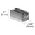 CRL Fallbrook Matte Black 3m Fixed Frame Profile for Shower Glass