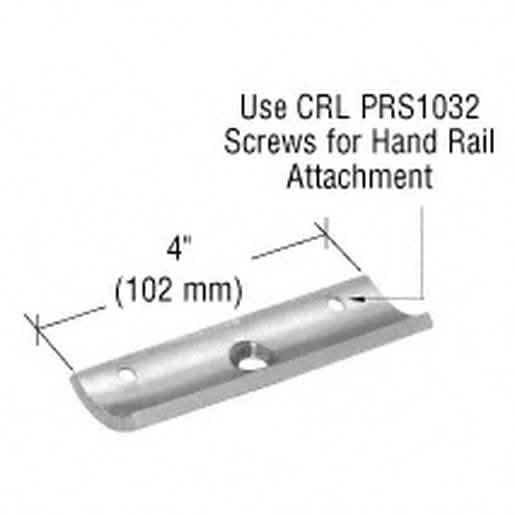 CRL Brushed Stainless 180º Post P-Series Radius Replacement Saddle - Durable & Stylish