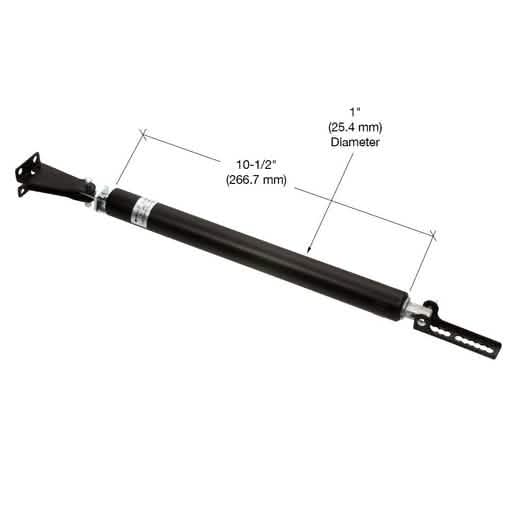 CRL Black Screen & Storm Door Hydraulic Closer - Medium to Heavy Duty, Durable Design