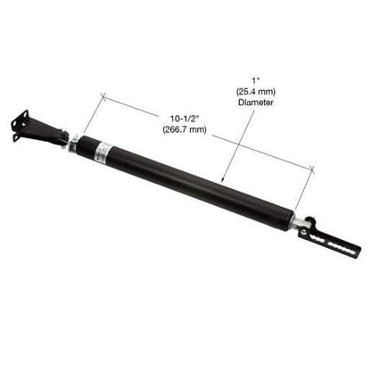 CRL Black Screen & Storm Door Hydraulic Closer - Medium to Heavy Duty, Durable Design