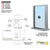 CRL Brushed Stainless Steel Pass-Through Window w/ 18" Shelf & Tray