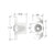 CRL Nylon Torque Bar Bearing Dimple Back – Replacement Window Hardware