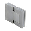 Satin nickel Oil Dynamic 180 glass-to-glass self-closing hinge SKU H8015BTSN for 8-14mm glass