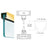 CRL Polished Brass Wide U-Channel 3/4" Glass - Roll-In Glazing Gasket