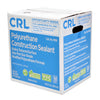 CRL M66 gray polyurethane construction sealant 10.1 oz cartridge with nozzle - low VOC, grainy textured sealant.