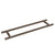 CRL 18 in Oil Rubbed Bronze Back-to-Back Ladder Towel Bar