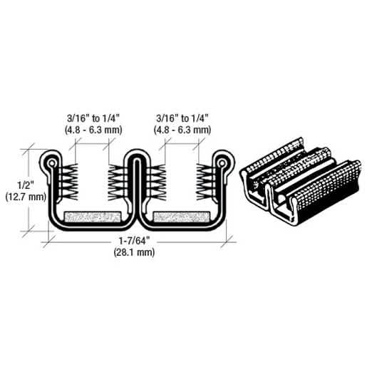 CRL Universal Double Wide Channel for Buses & Trucks - Durable, Reliable, Easy Install