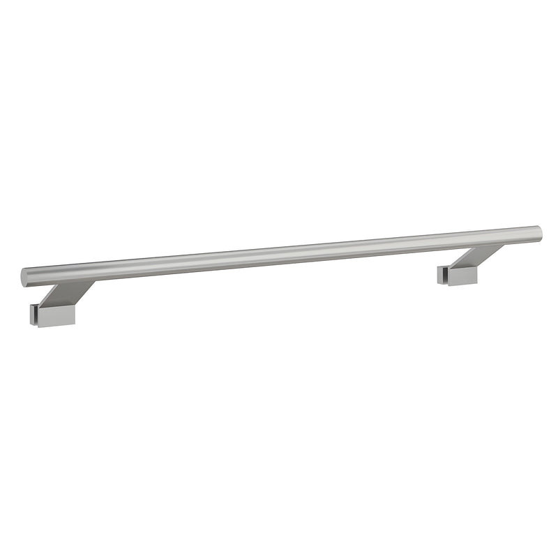 24-inch C-style tubular towel bar, brushed stainless steel with concealed mounts (SKU HTB24CBS)