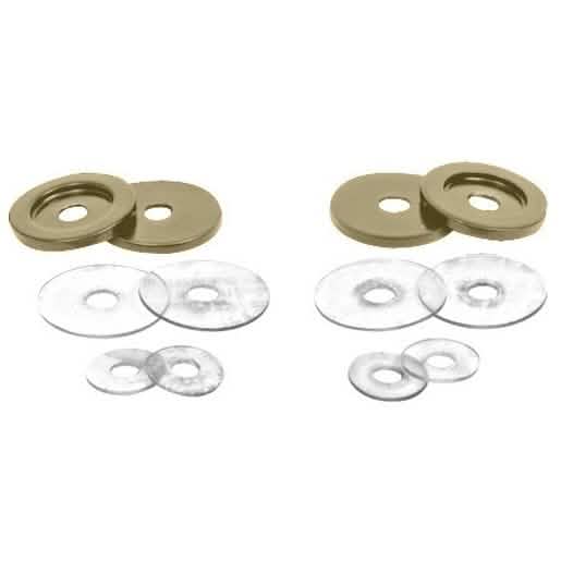 Brushed Bronze Replacement Washers for Back-to-Back Solid Pull Handle - CRL Product Image