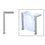 CRL 205 1-1/2in Polished Stainless Sneeze Guard — Glass Top & Front
