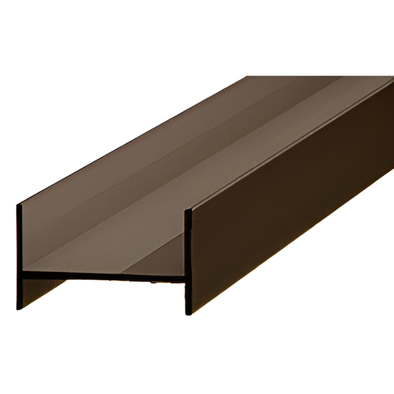 DK650RB oil-rubbed bronze aluminum side jamb for frameless sliding shower doors, 80 in.