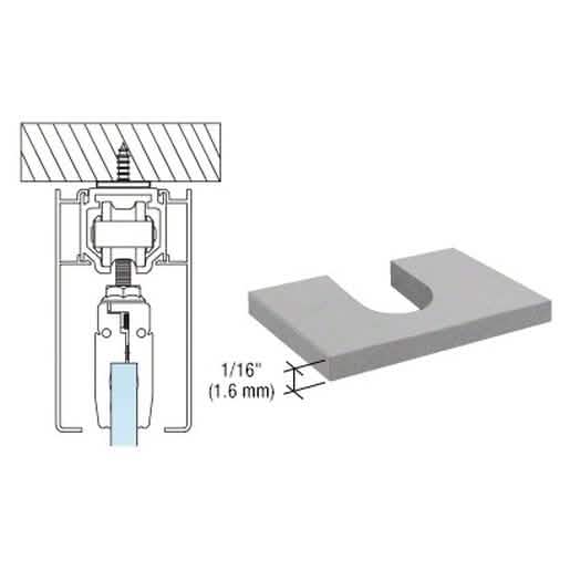 CRL Track Separator - Durable, high-quality tool for precise glass installation.