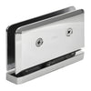 PPH01CH polished chrome Prima pivot hinge for 8-10mm frameless glass shower doors, brass, self-centering